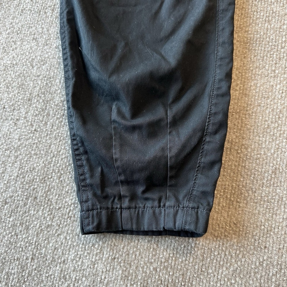 Polo Ralph Lauren Belted Twill Woman's Trousers Black Size‎ 00 - Picture 2 of 9